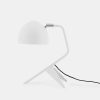 white table lamp, danish designer lamp
