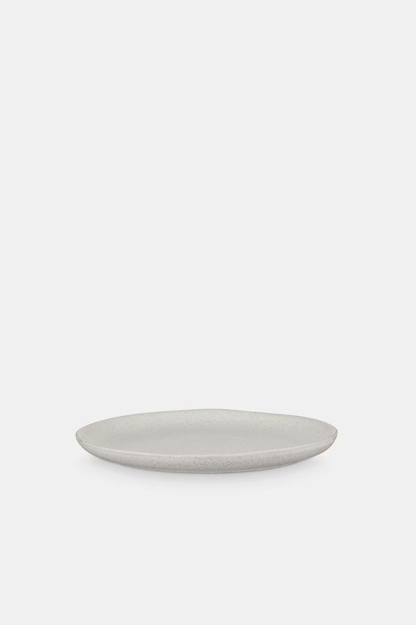 White keramic plate, tableware