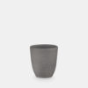 stoneware coffee mug without a handle