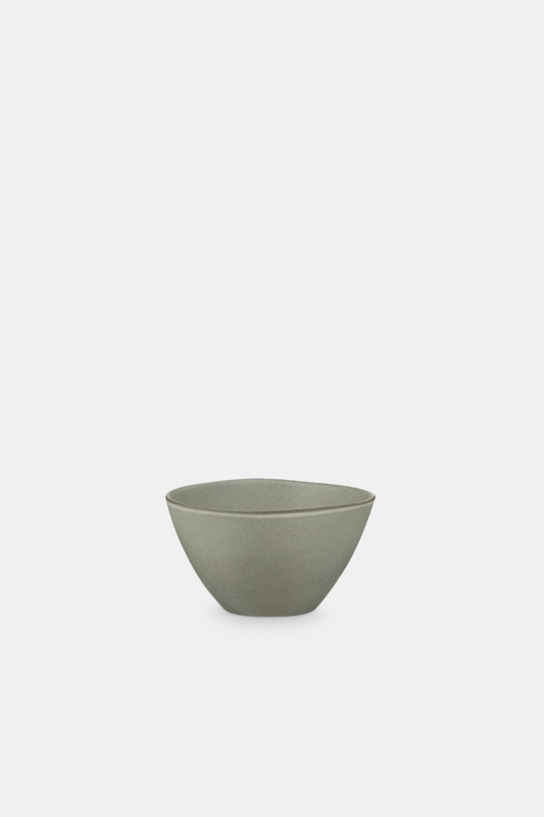 stoneware medium size bowl green